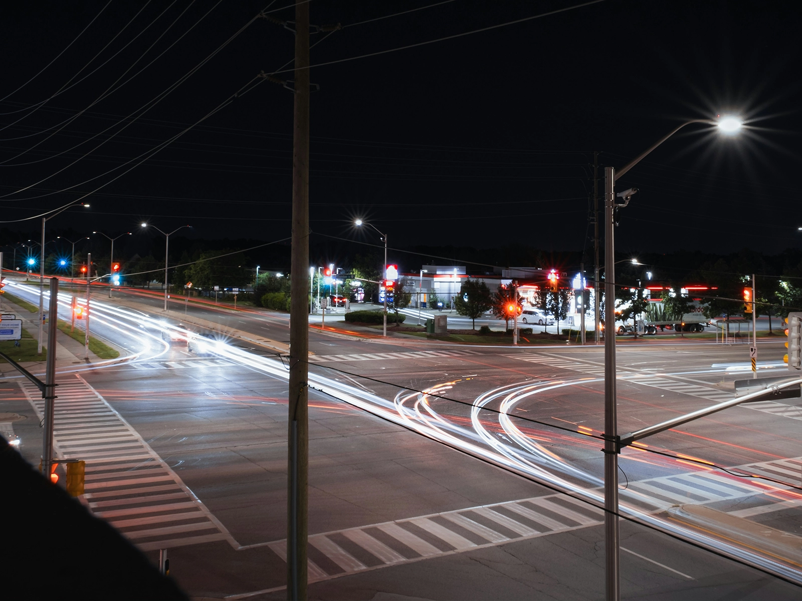 Night highway with light trails, the visual metaphor for the Highway lead scoring system