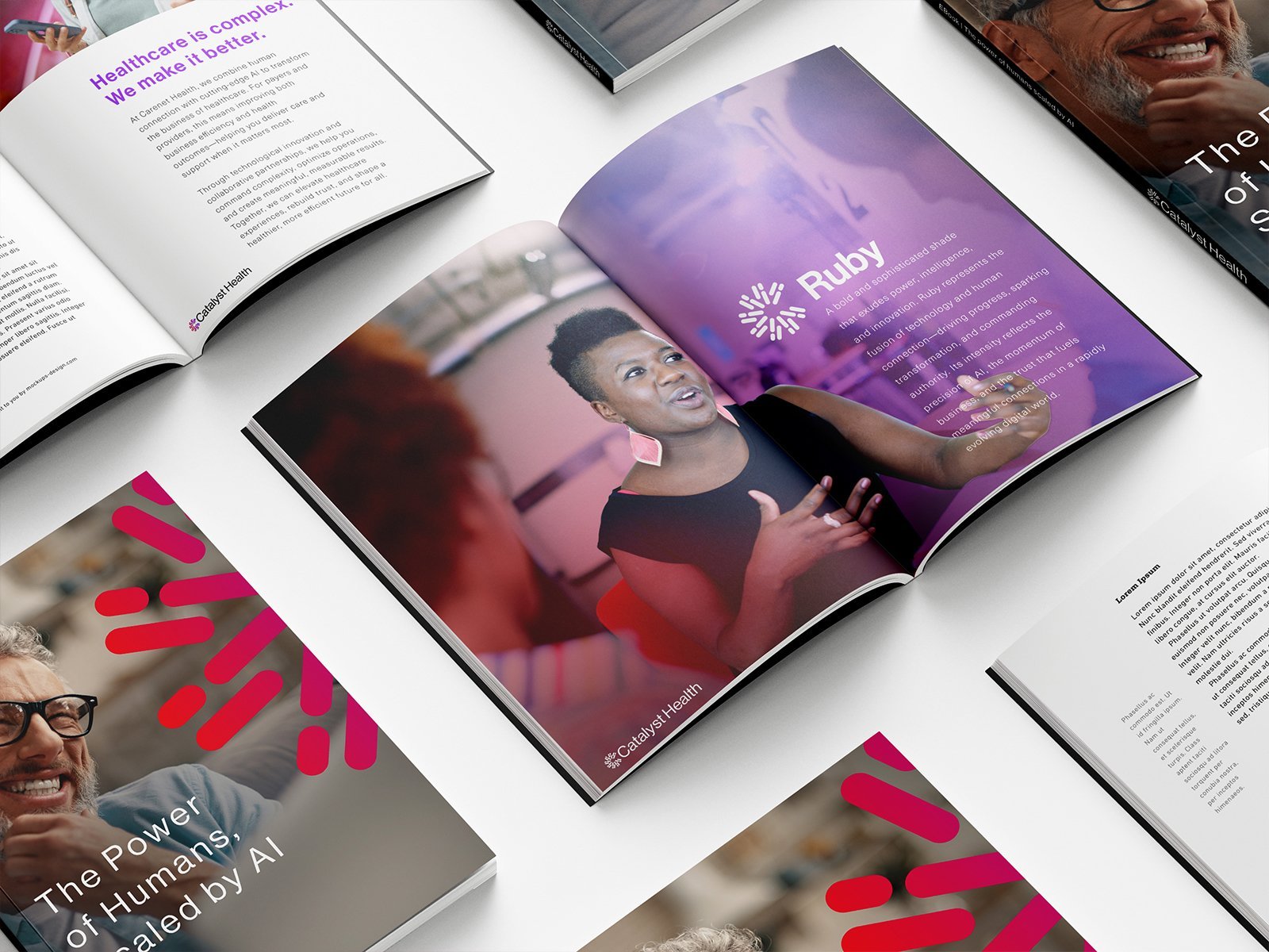 Catalyst Health brand collateral system