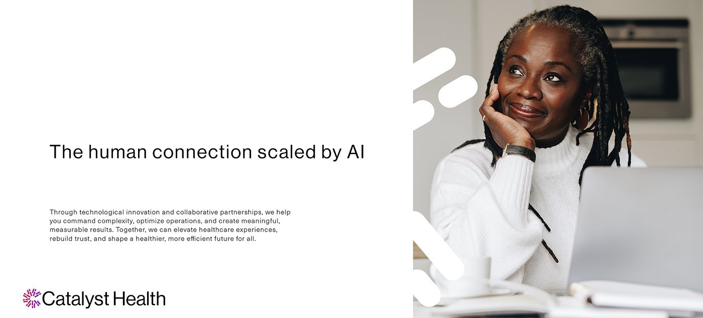 Catalyst Health rebrand billboard application