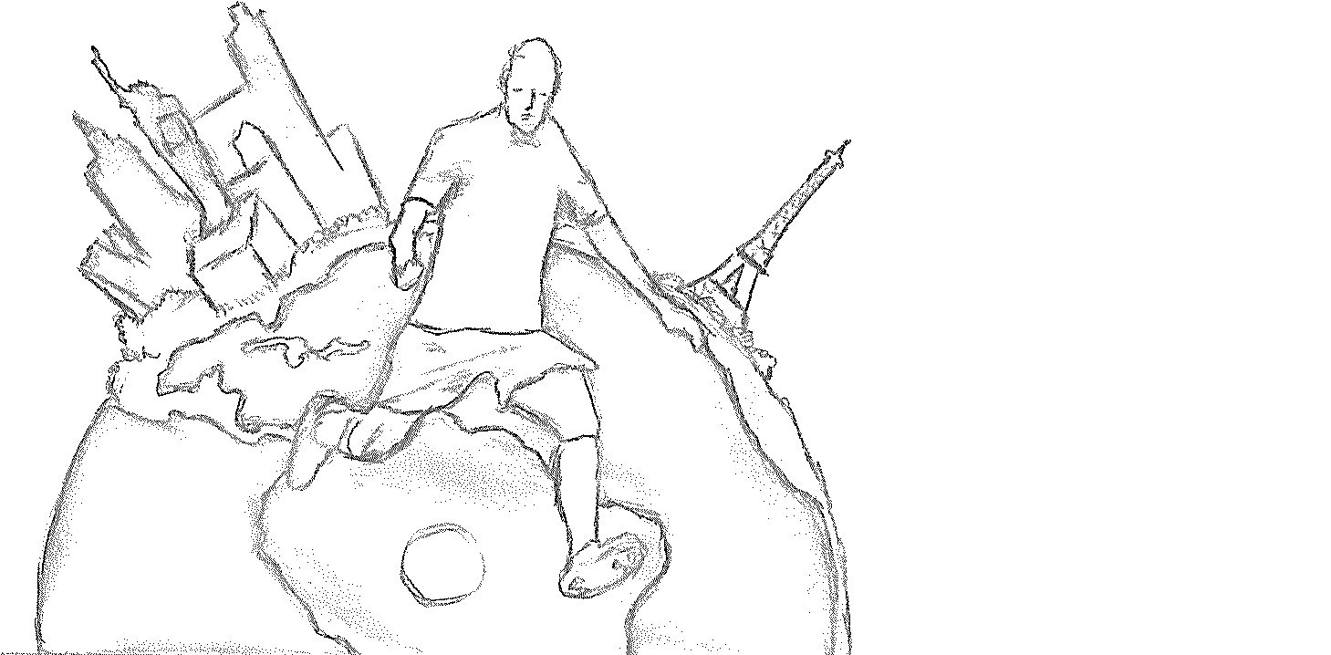 Coors Light campaign concept sketch