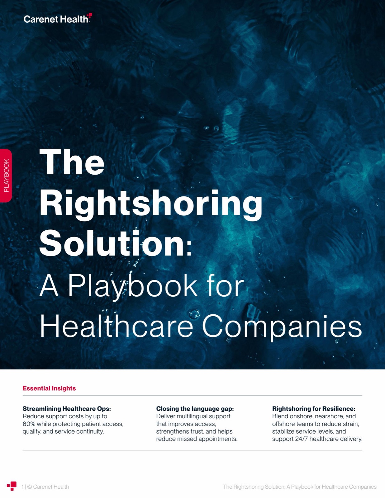 The Rightshoring Solution Playbook cover