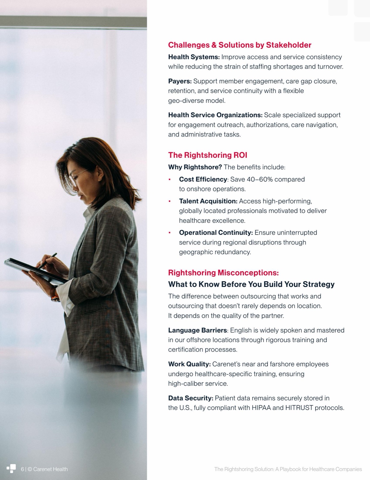 Playbook spread, ROI bullets and rightshoring misconceptions