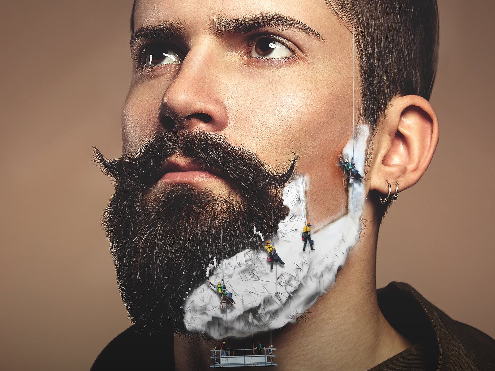 Valor Groomware Clean Is Everything campaign imagery